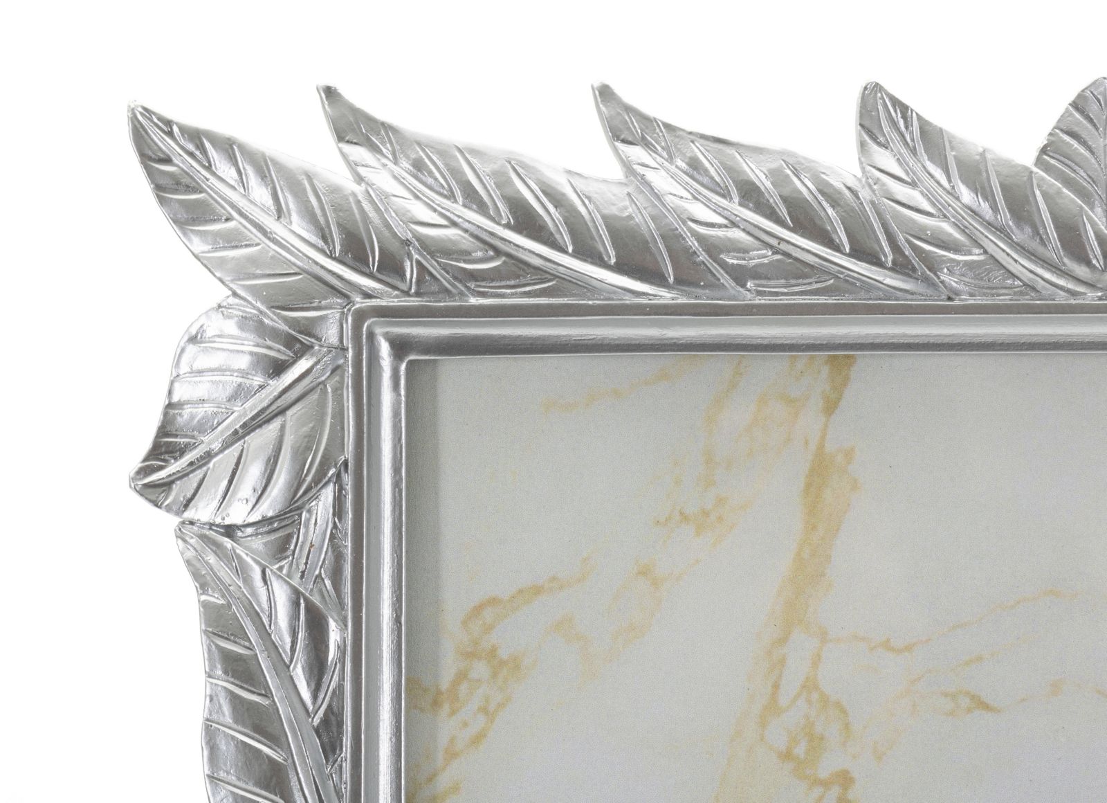Fotorám Cornice Leavy Silver, strieborný