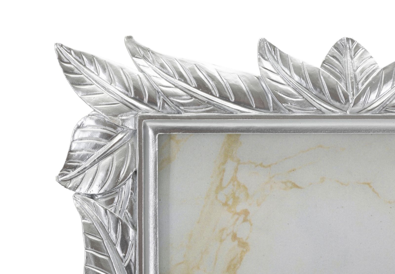 Fotorám Cornice Leavy Silver, strieborný