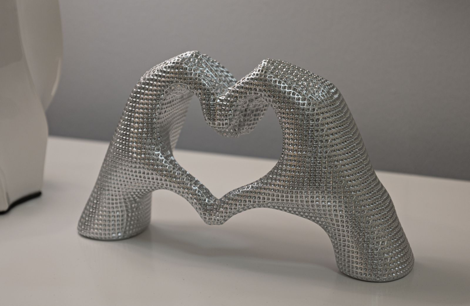 Dekoratívna socha Lover Silver Mauro Ferretti, strieborná