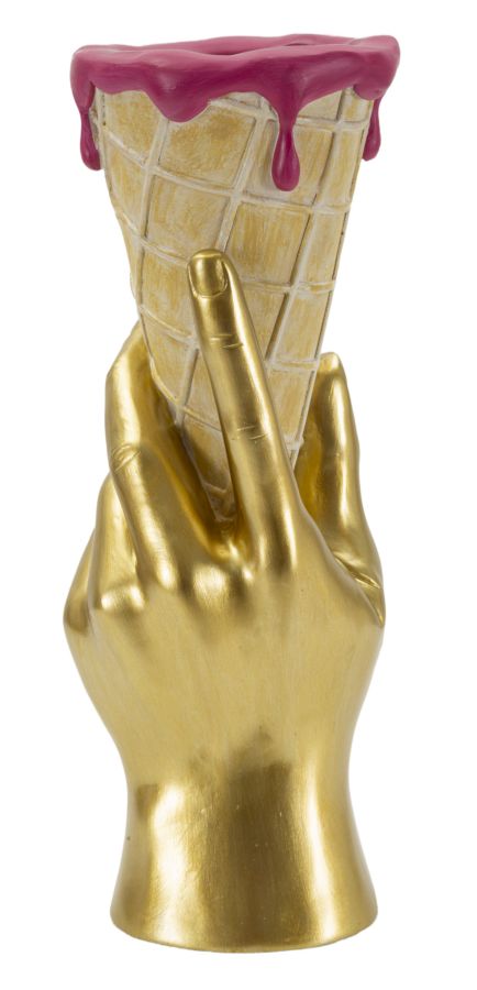 Dekoratívna socha Cono P Fiori Mauro Ferretti, zlatá/ružová