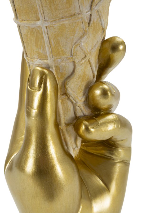 Dekoratívna socha Cono P Fiori Mauro Ferretti, zlatá/ružová