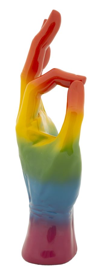Dekoratívny doplnok Mano Rainbow Ok Mauro Ferretti 16×10,5×36 cm