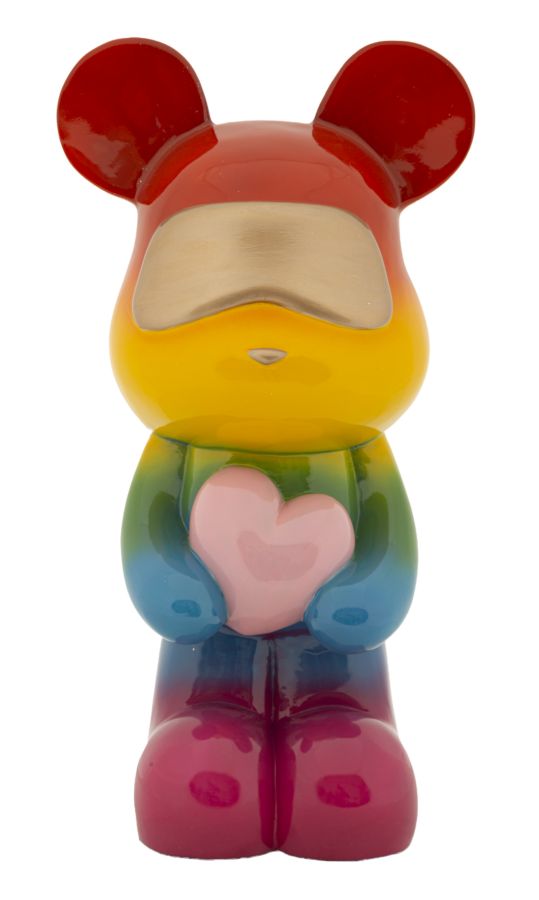 Dekoratívny doplnok Orsetto Rainbow Piedi Mauro Ferretti 22,5×17,5×42,5 cm