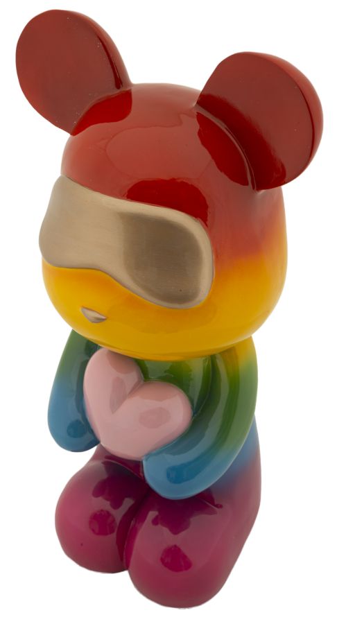 Dekoratívny doplnok Orsetto Rainbow Piedi Mauro Ferretti 22,5×17,5×42,5 cm