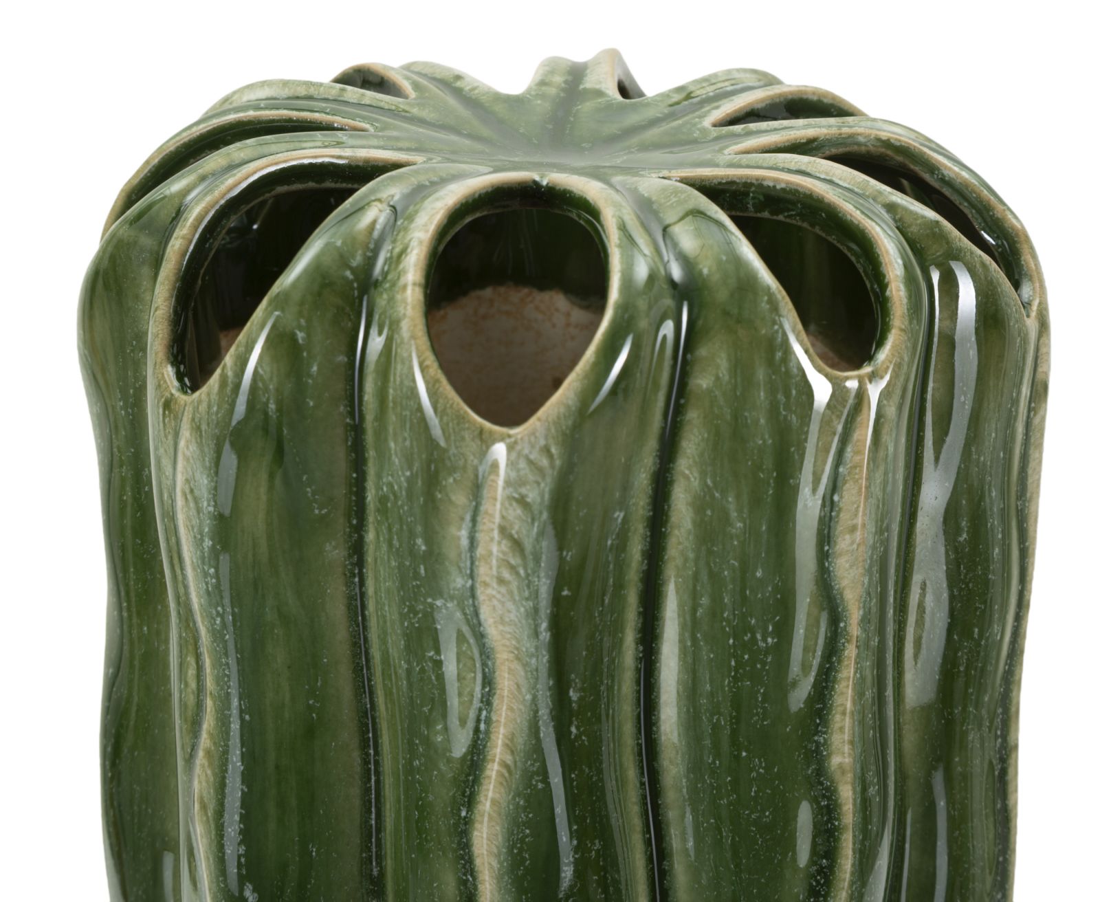 Dekoratívna váza Cactus Tall Mauro Ferretti, zelená