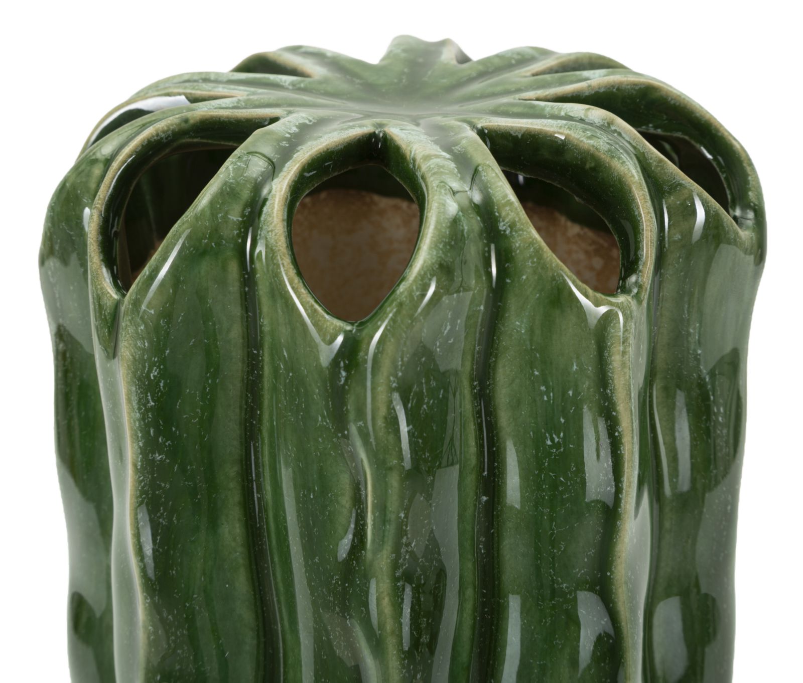Dekoratívna váza Cactus Tall Mauro Ferretti, zelená