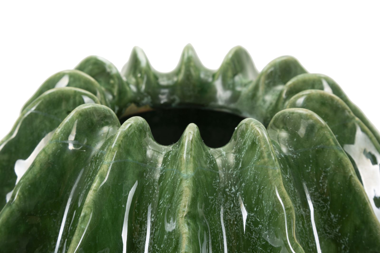 Dekoratívna váza Cactus Ball Mauro Ferretti, zelená