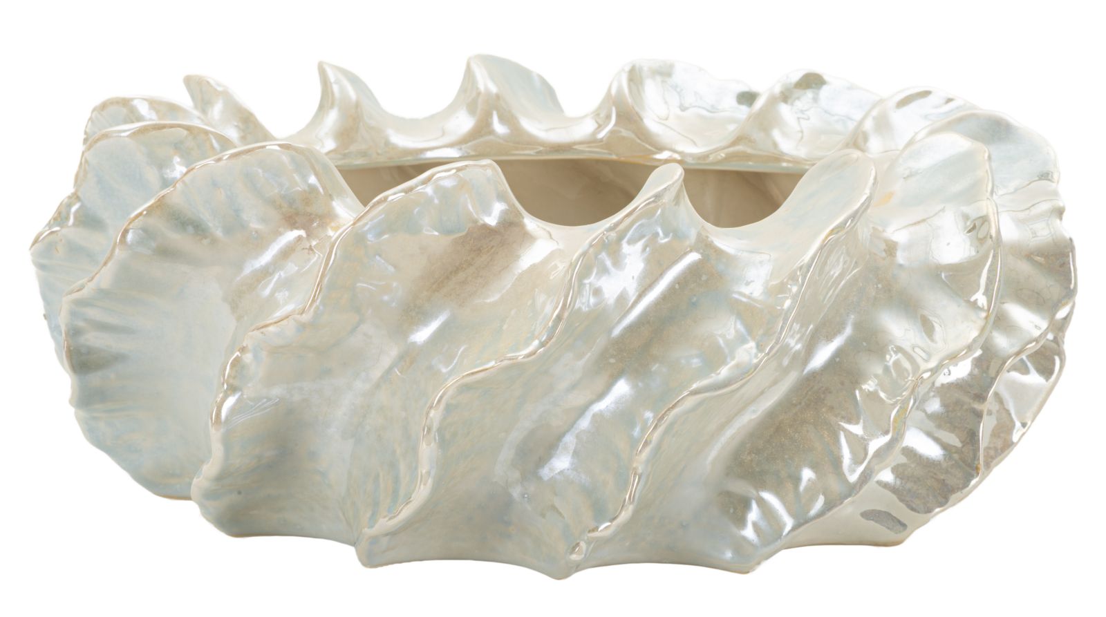 Dekoratívny doplnok Cachepot Perly Mauro Ferretti Ø 43×16 cm