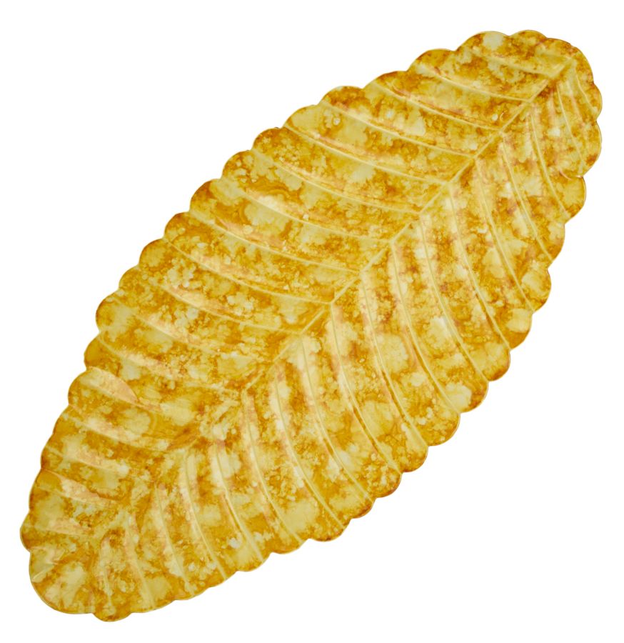 Dekoratívny podnos S Tasche Drop Mauro Ferretti, žltý