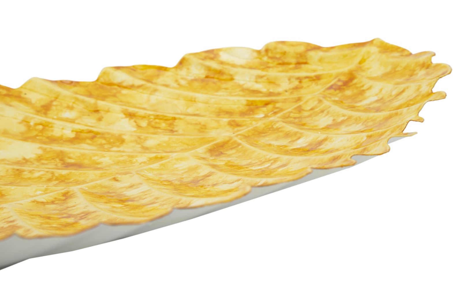 Dekoratívny podnos S Tasche Drop Mauro Ferretti, žltý