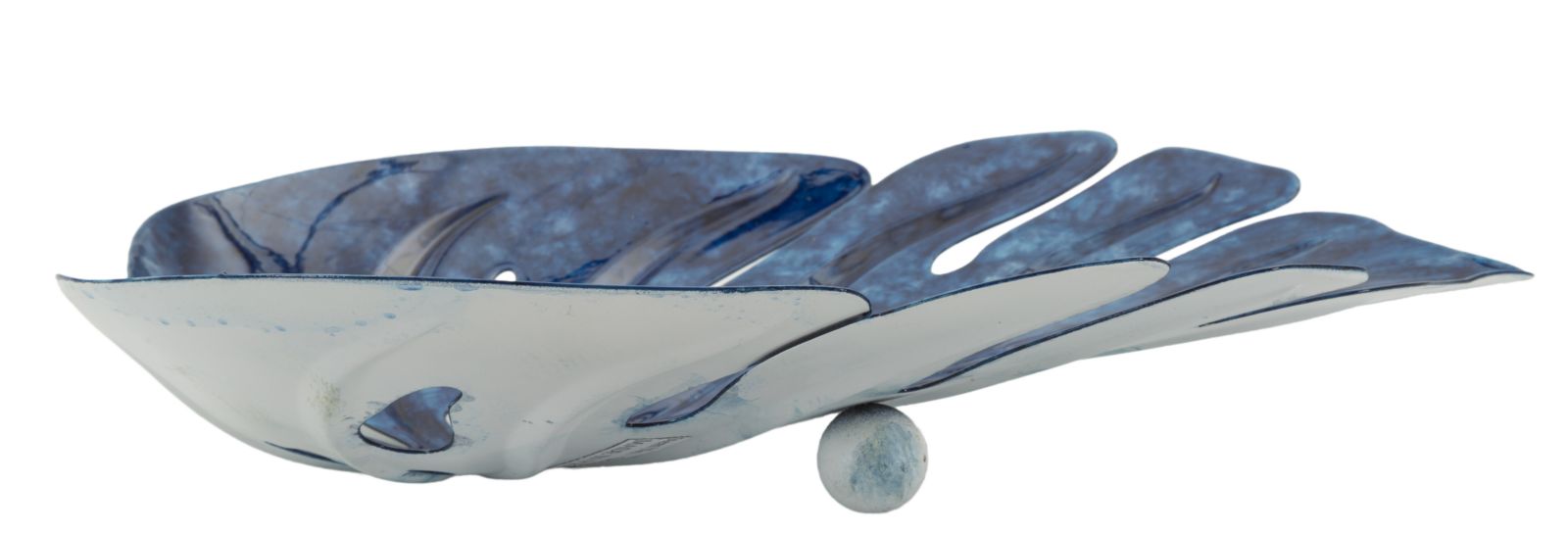 Dekoratívny podnos S Tasche Drop Mauro Ferretti, modrý