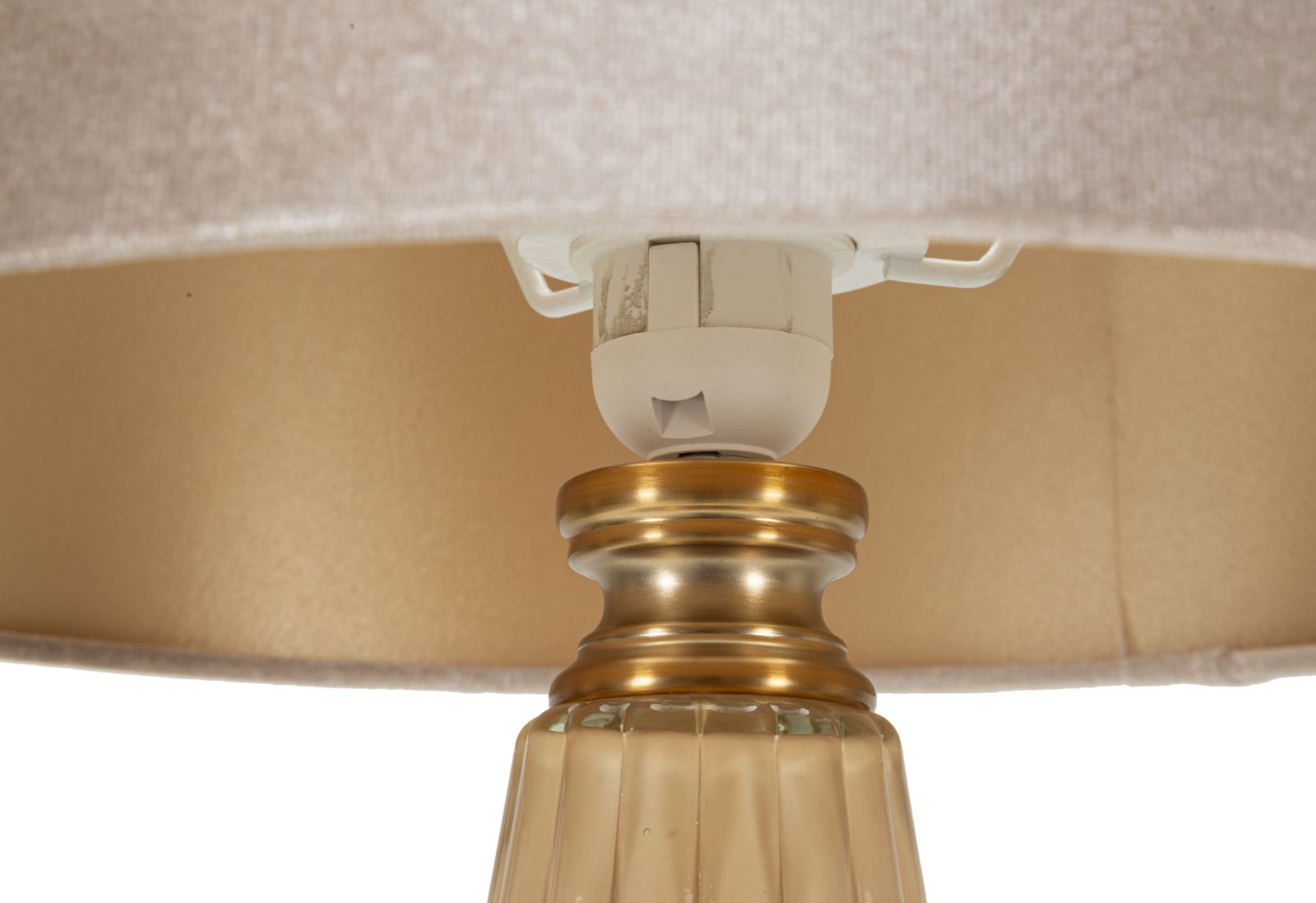 Stolová lampa Perly Mauro Ferretti, zlatá