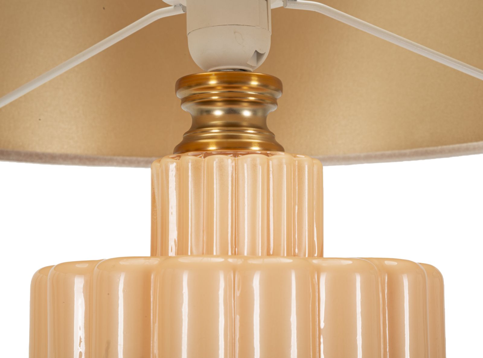 Stolová lampa Perly D Mauro Ferretti, zlatá