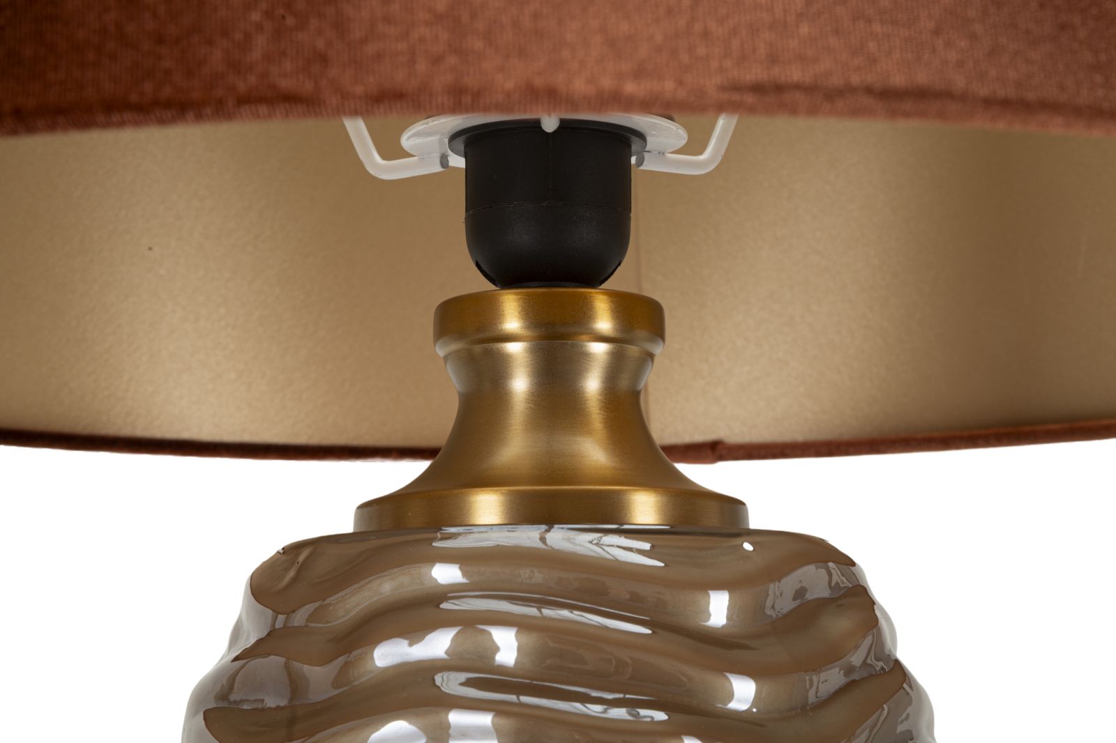 Stolová lampa Praga B Mauro Ferretti, červená