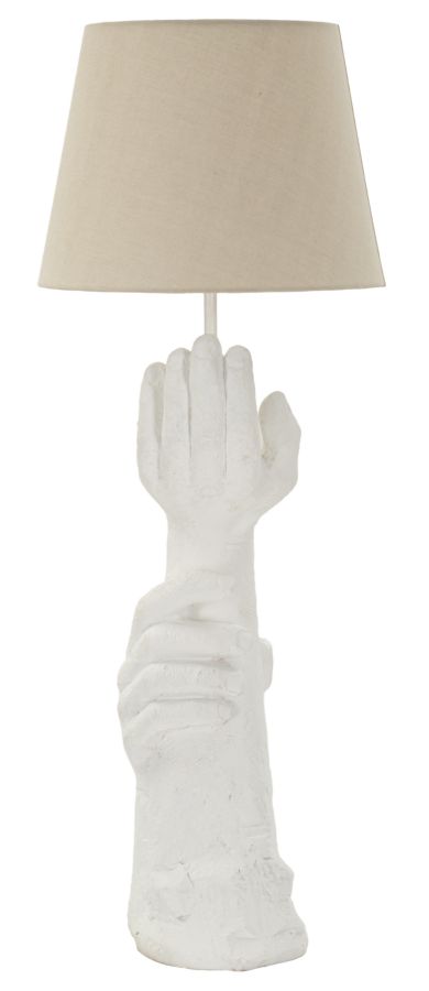 Stolová lampa Life Mauro Ferretti, biela