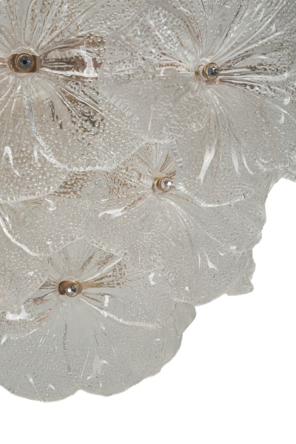 Dizajnová lampa Lampadario Soffitto Ibiscus Mauro Ferretti, zlatá
