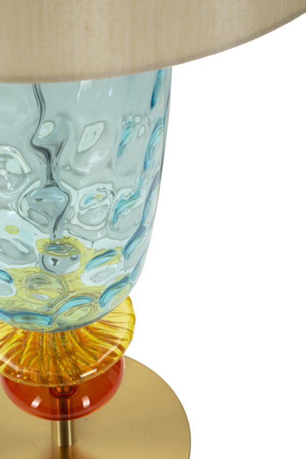 Stolová lampa Colorful Mauro Ferretti, farebná/zlatá
