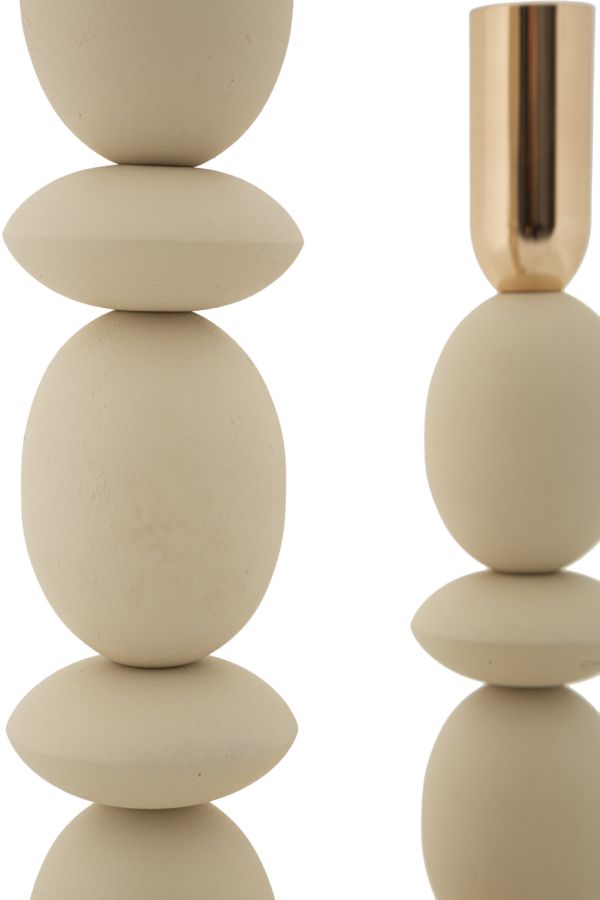 Svietniky P Cand Shuttle Mauro Ferretti, béžová/zlatá