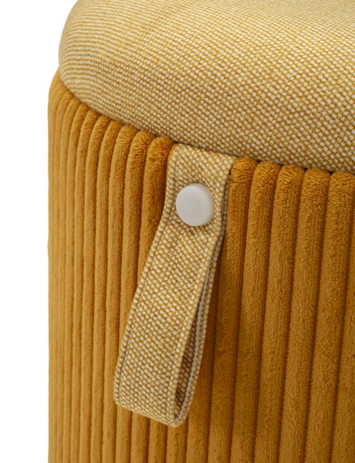 Dekoratívne taburety 2ks C Contenitore Mauro Ferretti, oranžový