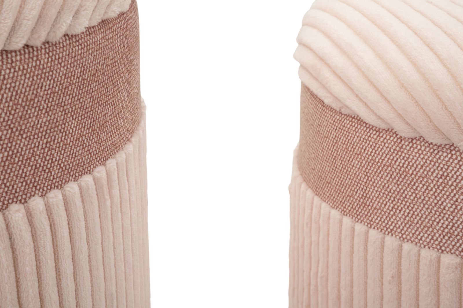 Dekoratívne taburety 3ks C Contenitore Mauro Ferretti, ružový