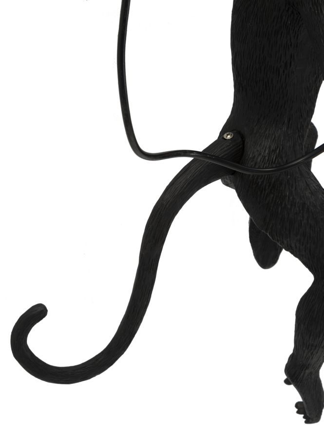 Dizajnová lampa Monkey Nera Mauro Ferretti, čierna