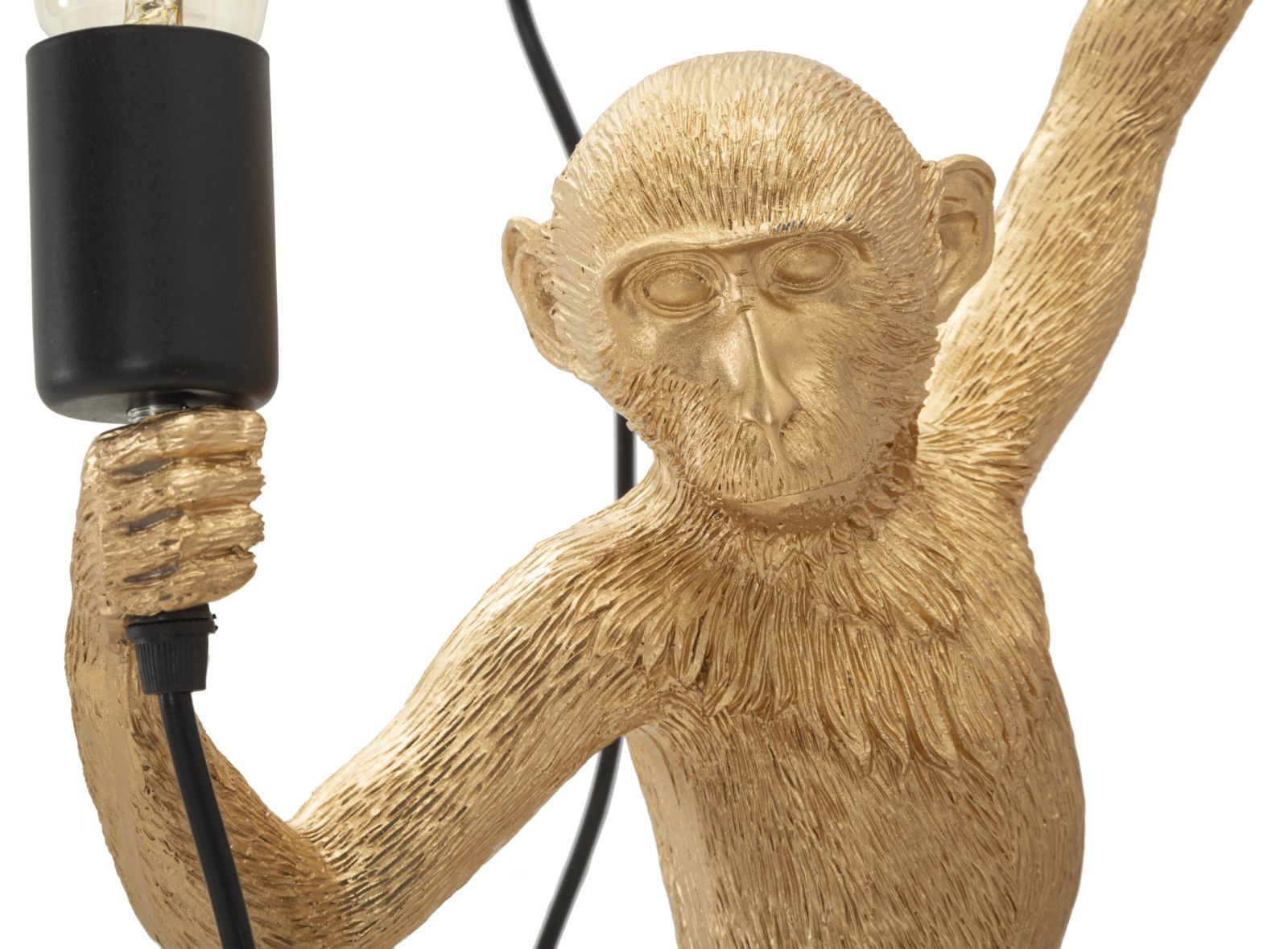 Dizajnová lampa Monkey Oro Mauro Ferretti, zlatá
