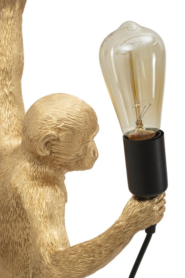 Dizajnová lampa Monkey Oro Mauro Ferretti, zlatá
