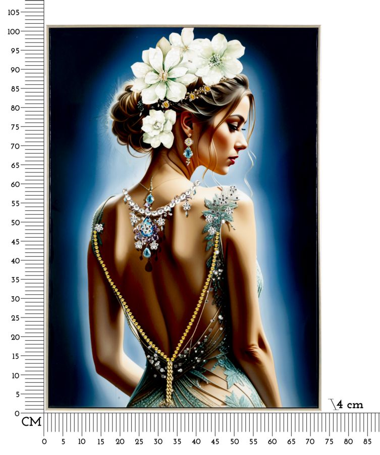 Dekoratívny doplnok Dipinto Su Tela Mauro Ferretti 72×4×102 cm