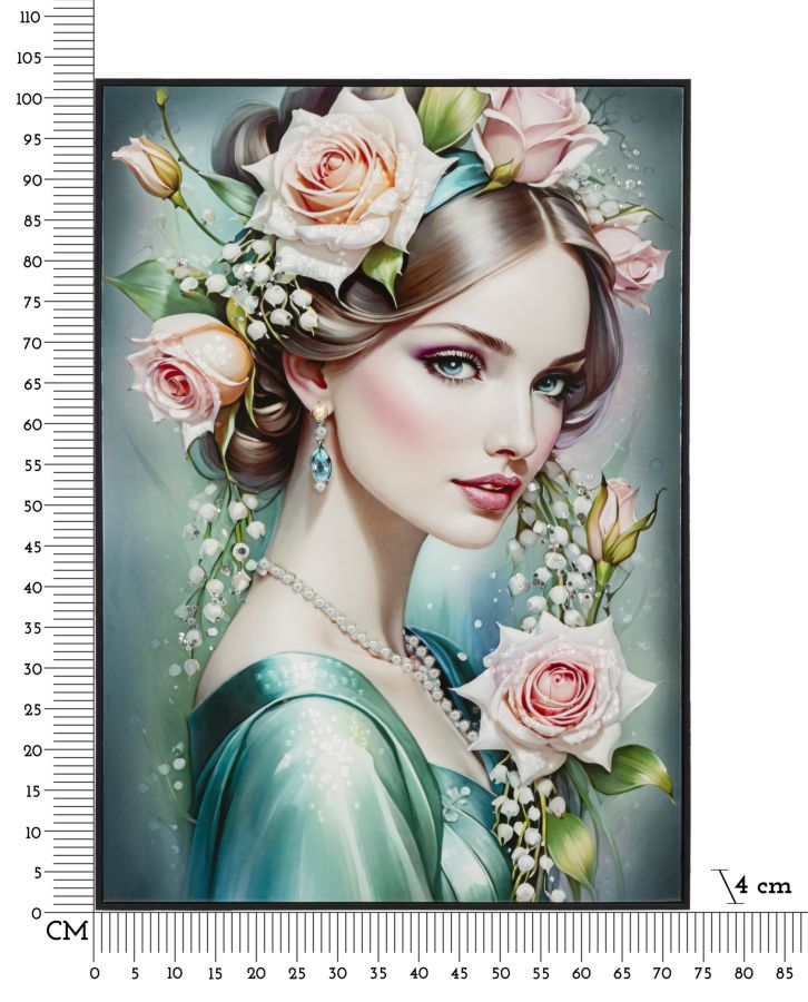 Dekoratívny doplnok Dipinto Su Tela Mauro Ferretti 72×4×102 cm