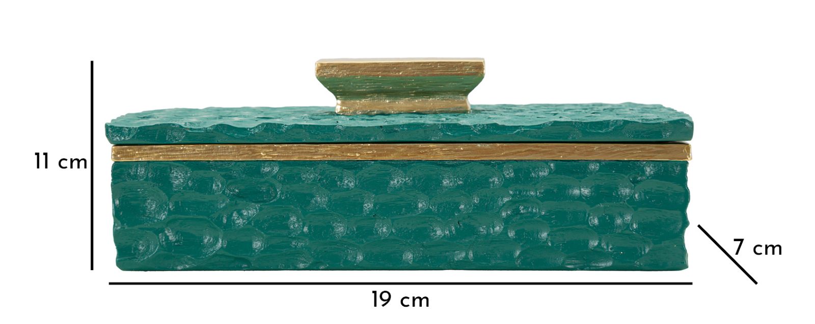 Dekoratívny doplnok Cofanetto Grent Mauro Ferretti 18,8×6,4×10,8 MIN 2 cm