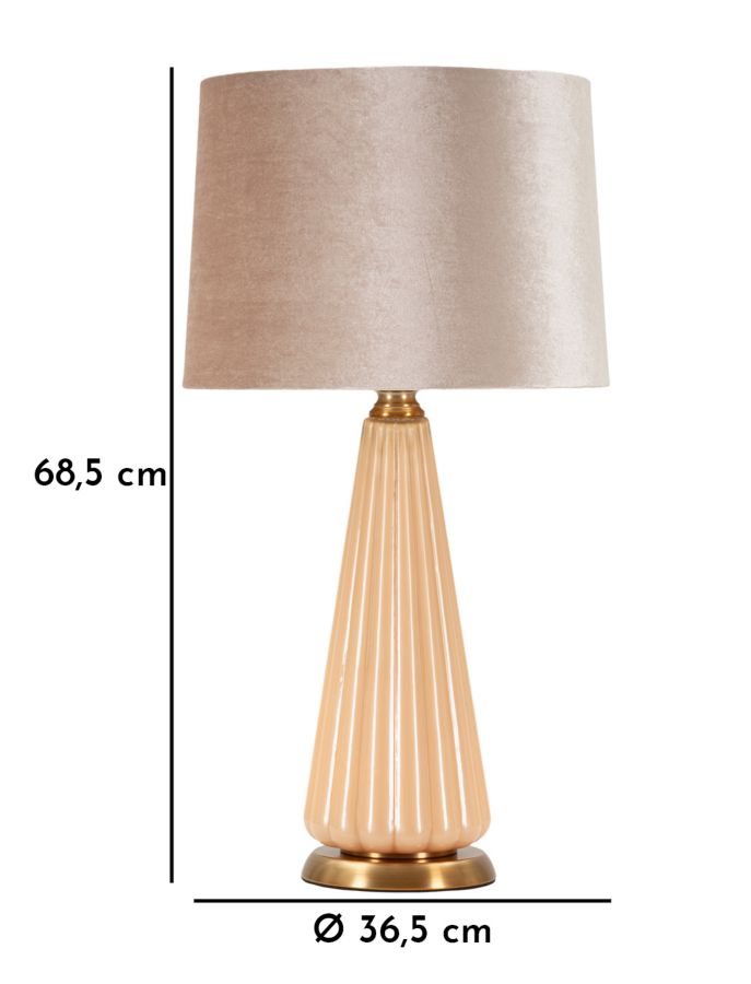 Stolová lampa Perly Mauro Ferretti, zlatá