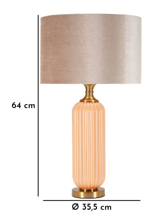 Stolová lampa Perly C Mauro Ferretti, zlatá