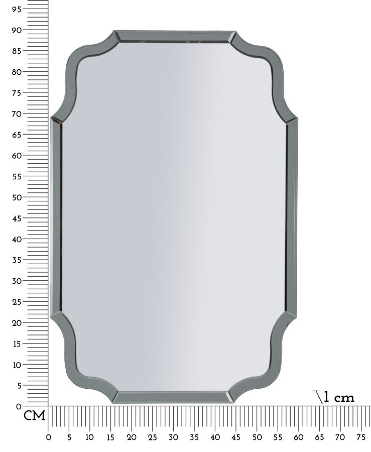 Zrkadlo Istanbul Grigio, sivé