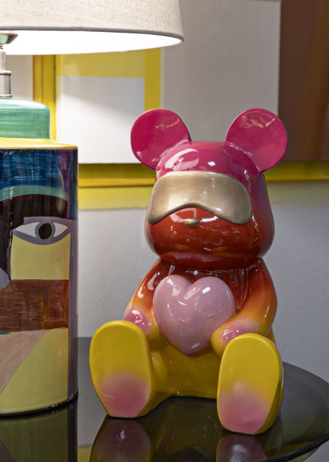 Dekoratívny doplnok Orsetto Rainbow Seduto Mauro Ferretti 21,5×20,5×32 cm