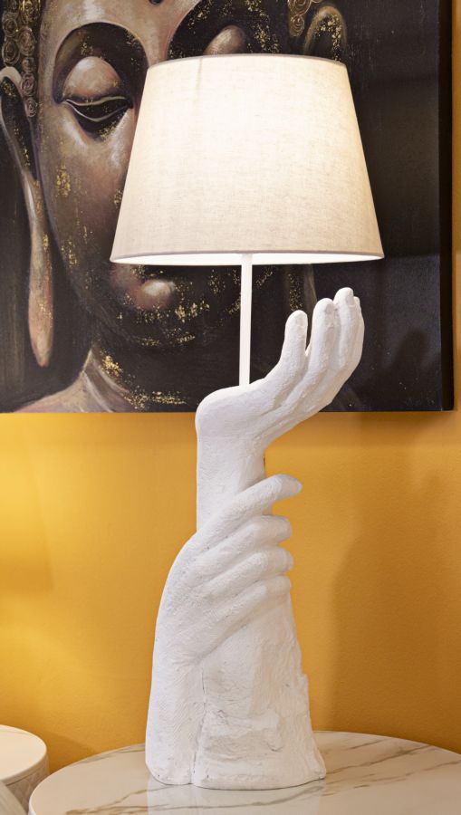 Stolová lampa Life Mauro Ferretti, biela