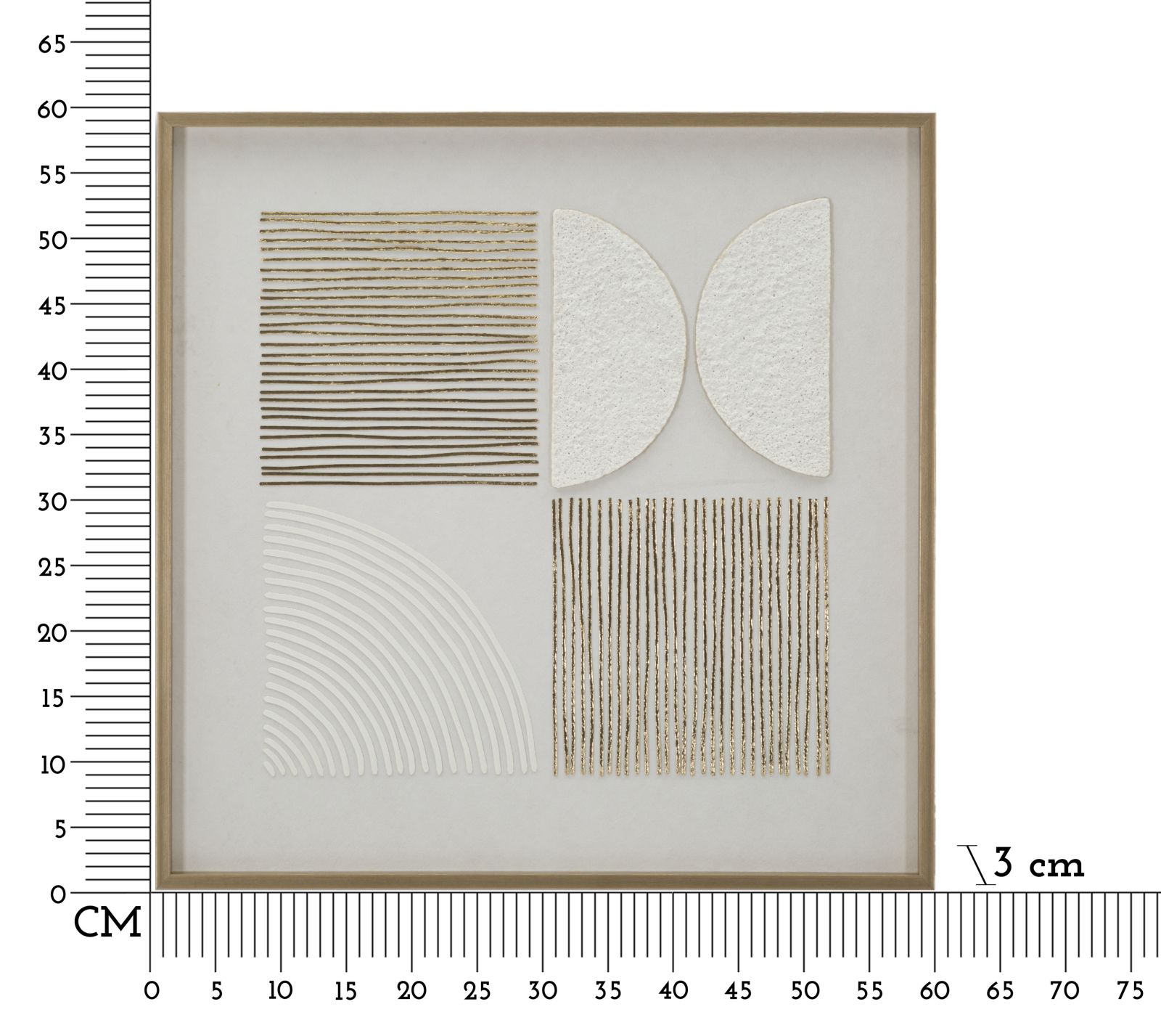 Dekoratívny doplnok Dipinto Su Tela Mauro Ferretti 60×3×60 cm