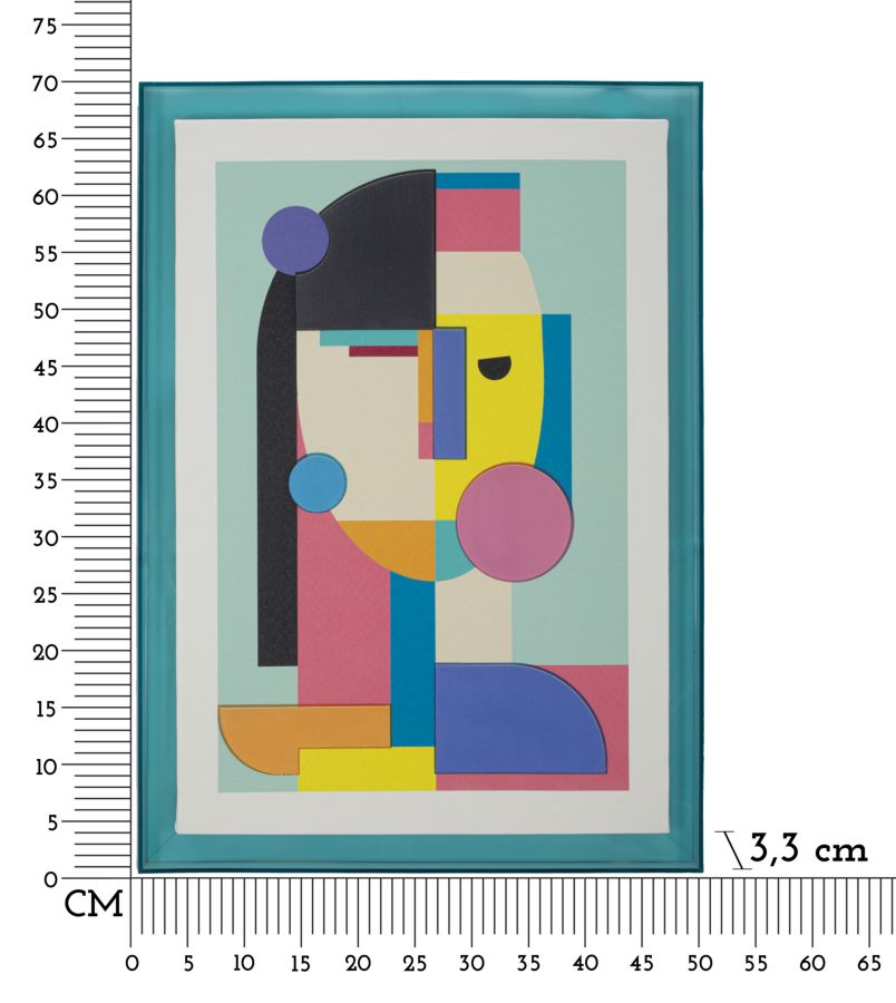 Dekoratívny doplnok Stampa Su Tela Mauro Ferretti 50×3,3×70 cm