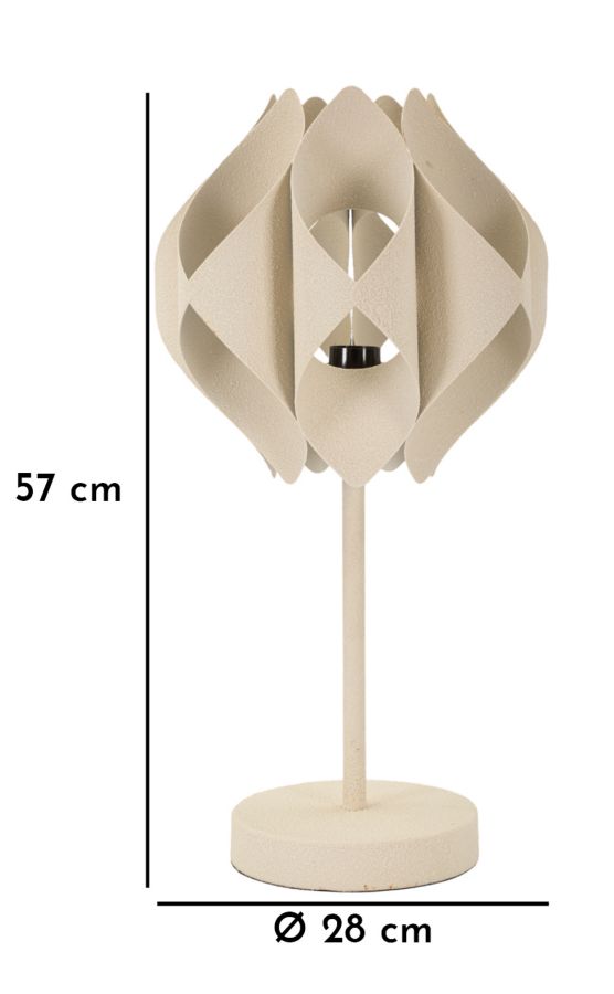 Stolová lampa Space Mauro Ferretti, béžová