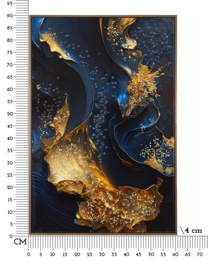 Dekoratívny doplnok Stampa Su Tela Mauro Ferretti 60×4×90 cm