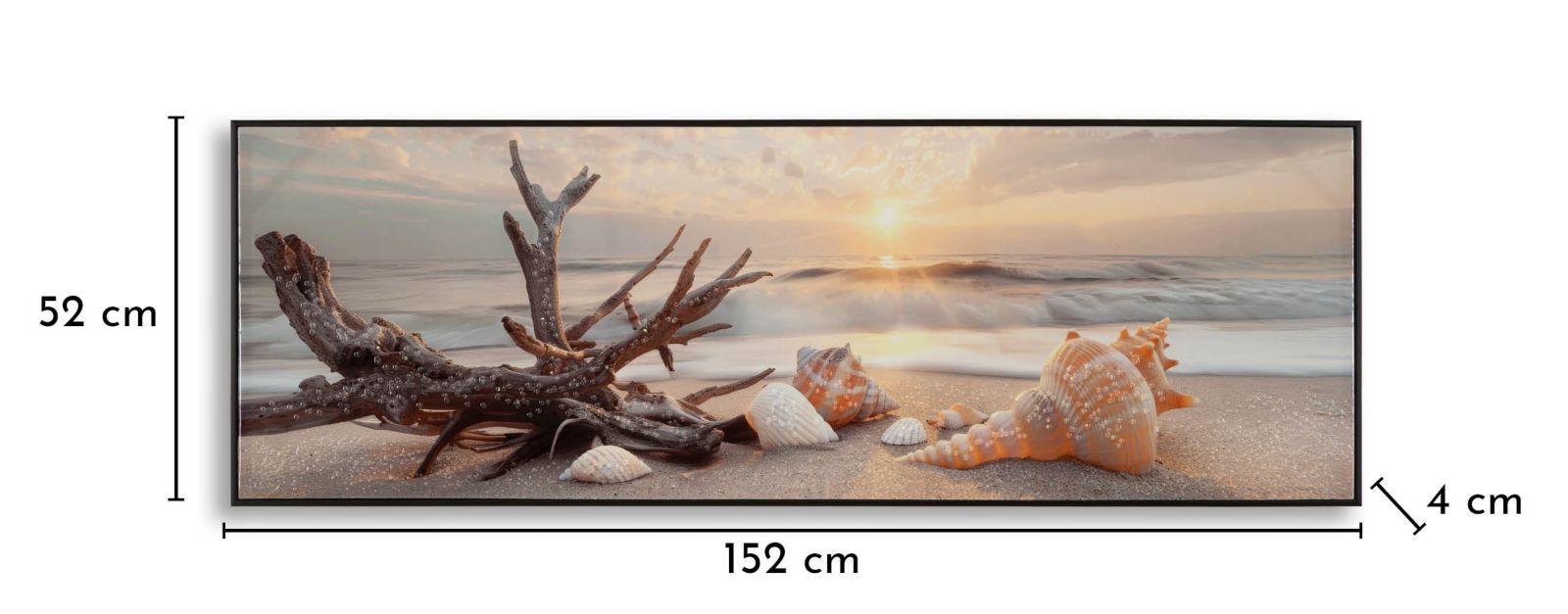 Dekoratívny doplnok Stampa Dipinta Su Mauro Ferretti 152×4×52 cm