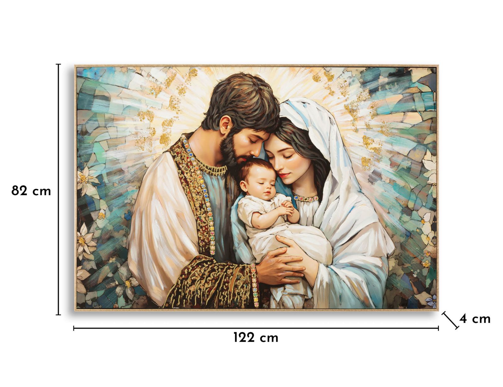 Dekoratívny doplnok Stampa Dipinta Su Mauro Ferretti 122×4×82 cm