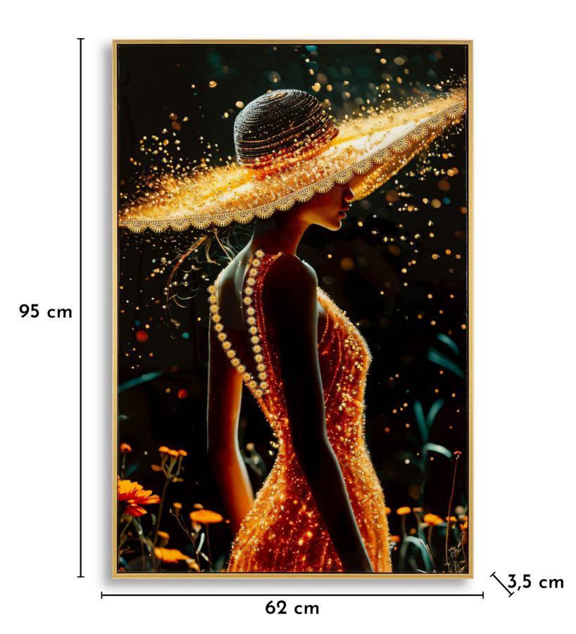 Dekoratívny doplnok Stampa Decorata Su Mauro Ferretti 62×3,5×92 cm