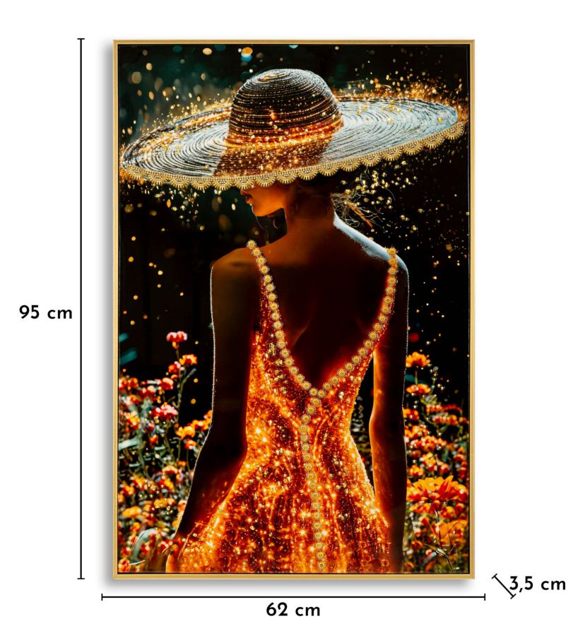 Dekoratívny doplnok Stampa Decorata Su Mauro Ferretti 62×3,5×92 cm