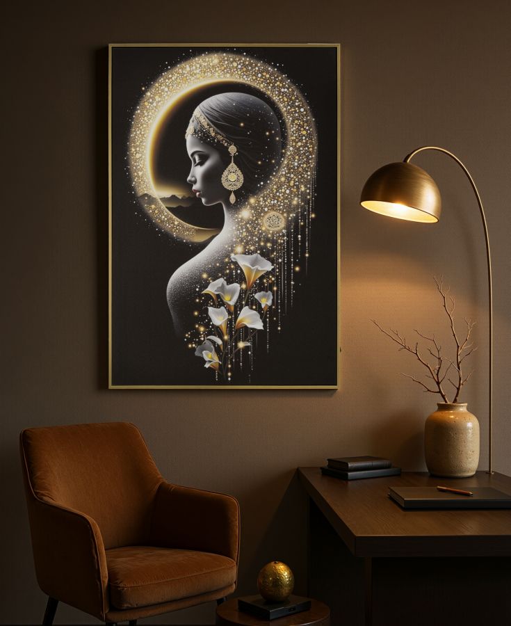 Dekoratívny doplnok Stampa C Led Mauro Ferretti 60×3,5×90 ALIMENTAZIONE BATTERIE cm