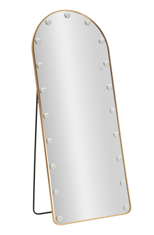 Espelho de Pé LED Hollywood Arco 70x6-45x170 cm (Luz com 3 Temperaturas de Cor)