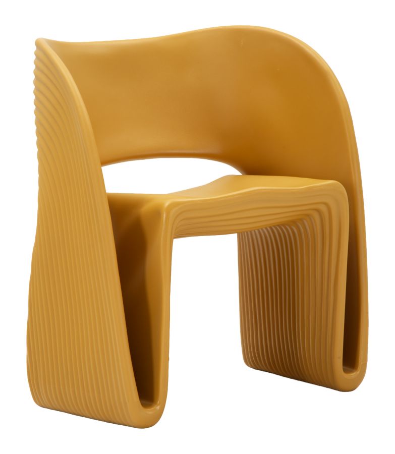 Poltrona Sand Mostarda 65x57,5x76 cm (Altura do Assento 45 cm)