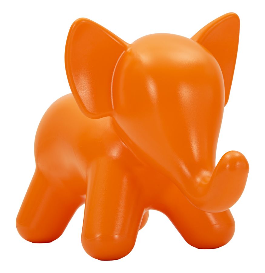 Taburete Elephant Naranja 86x46x56 cm