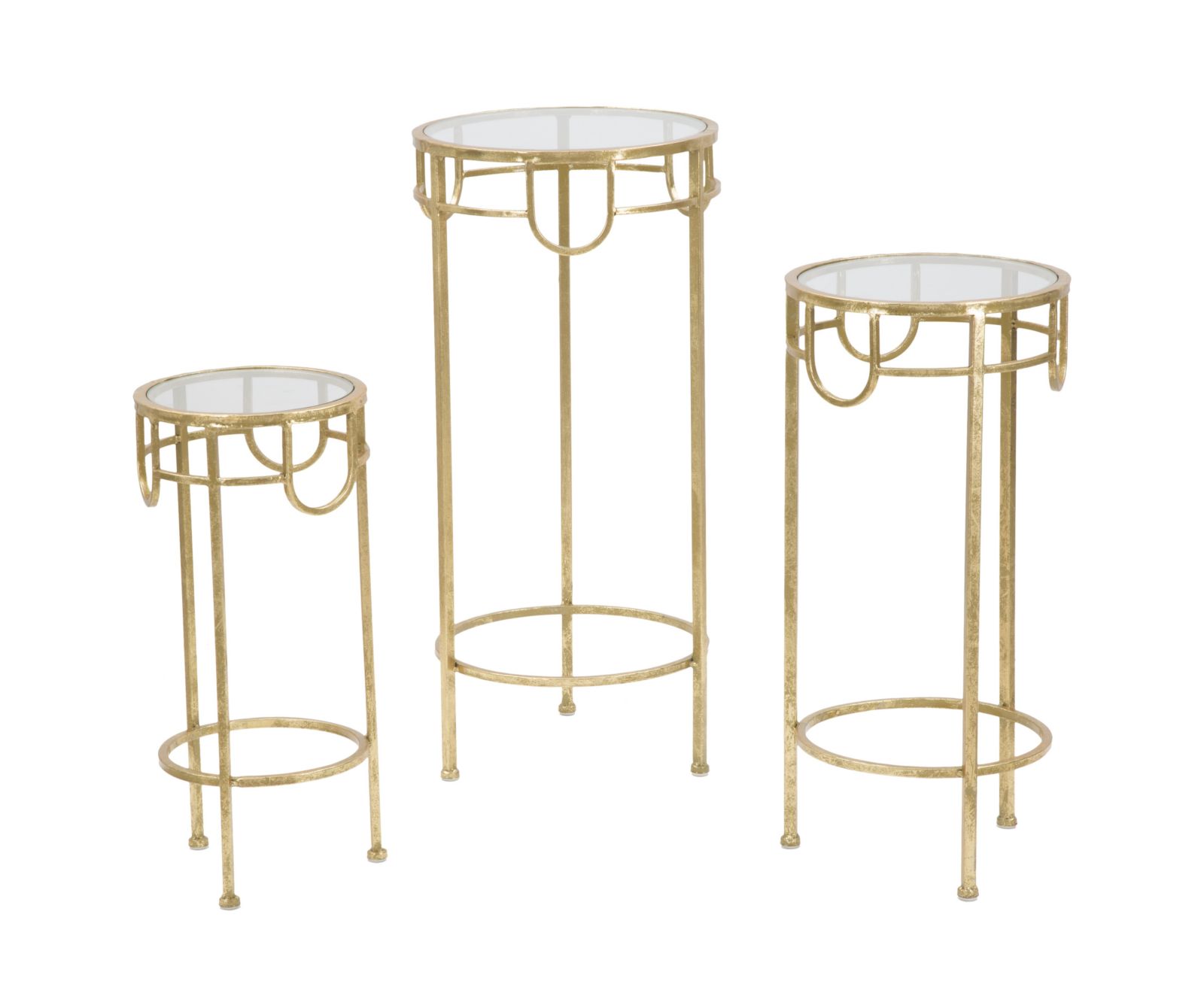 P/TELEFONO GOLD SET 3 PZ CM Ø 33X70-28X60-23X50  