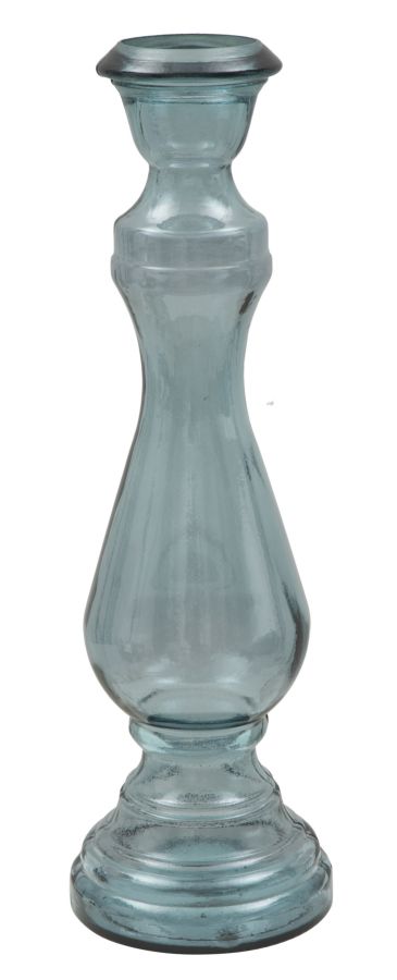 P/CAND VETRO RICICLATO LIGHT CM Ø 17X55 (MADE IN SPAIN)