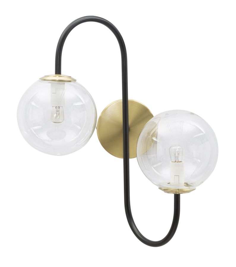 LAMPADA DA MURO IRON BLACK CM 36X24X45